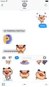 iMessageにて「パンパカパンツ」ステッカー登場