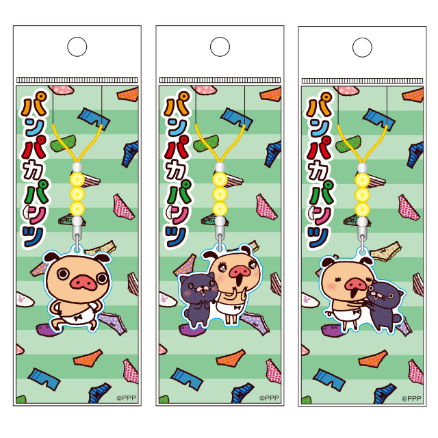 パンパカパンツ LINE柄アクリルストラップ(3種)