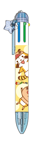 パンパカパンツ×ラスカル 6色ボールペンB