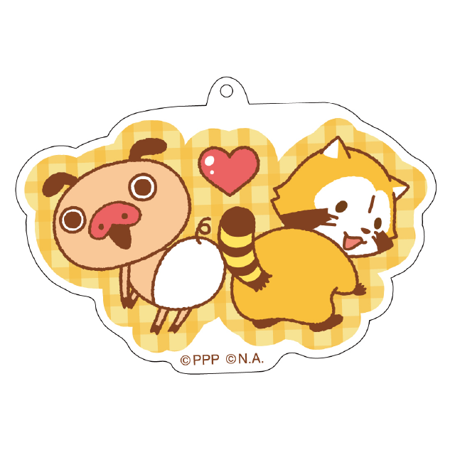 パンパカパンツ×ラスカル アクリルキーホルダーラージA