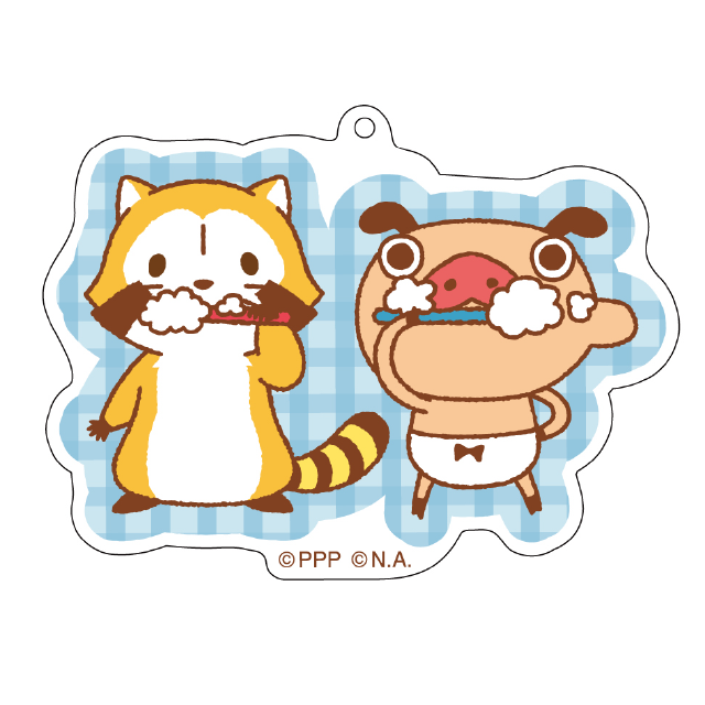 パンパカパンツ×ラスカル アクリルキーホルダーラージB