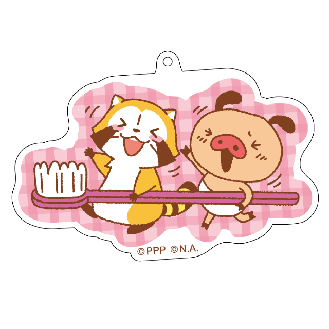 パンパカパンツ×ラスカル アクリルキーホルダーラージC