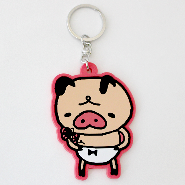 パンパカパンツ ラバーキーホルダー（ぐったり）