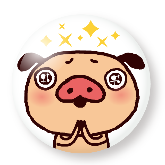 パンパカパンツ 缶バッジ(パンパカ キラキラ)